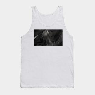 Black Steel Abstraction Tank Top